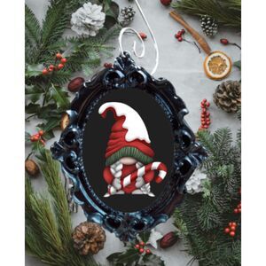 Gnome Christmas Tree Decoration Gnome with Candy Cane Decoration